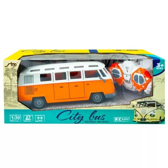 Autobuz retro cu telecomanda Autobuz retro cu telecomanda