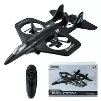 Avion cu telecomanda, rotire 360 grade, lumini LED, acumulator reincarcabil USB Combat Flight