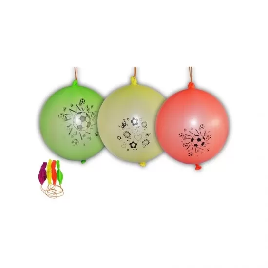 Set 50 baloane multicolore cu elastic Set 50 baloane multicolore cu elastic