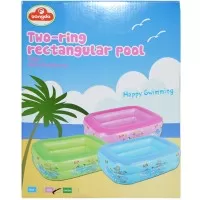 Piscina copii dreptunghiulara 120x90x36 cm - Albastru