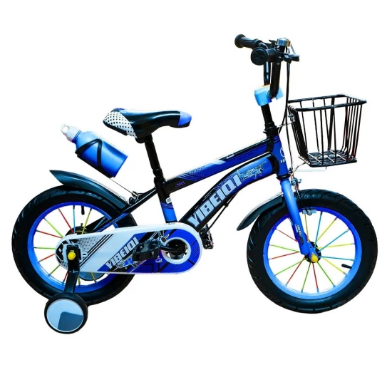 Bicicleta copii 12 inch cu cosulet, albastru Bicicleta copii 12 inch cu cosulet, albastru