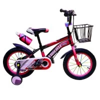 Bicicleta copii 12 inch cu cosulet, rosu