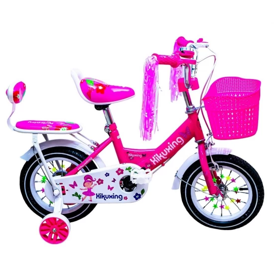 Bicicleta fete 12 inch roz inchis Bicicleta fete 12 inch roz inchis