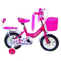 Bicicleta fete 14 inch roz inchis