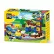 Set cuburi constructie Blocki Mubi - Trenul vesel, 109 piese Set cuburi constructie Blocki Mubi - Trenul vesel, 109 piese