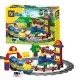 Set cuburi constructie Blocki Mubi - Trenul vesel, 109 piese Set cuburi constructie Blocki Mubi - Trenul vesel, 109 piese