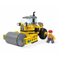 Set de constructie Blocki My City, Masina cu cilindru asfaltare, 115 piese