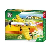 Set cuburi constructie Blocki My Farm Avion