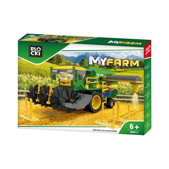 Set cuburi constructie Blocki My Farm - Combina agricola Set cuburi constructie Blocki My Farm - Combina agricola