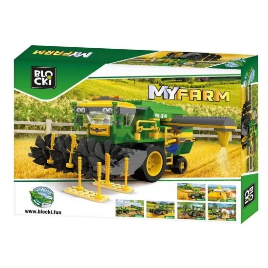 Set cuburi constructie Blocki My Farm - Combina agricola Set cuburi constructie Blocki My Farm - Combina agricola