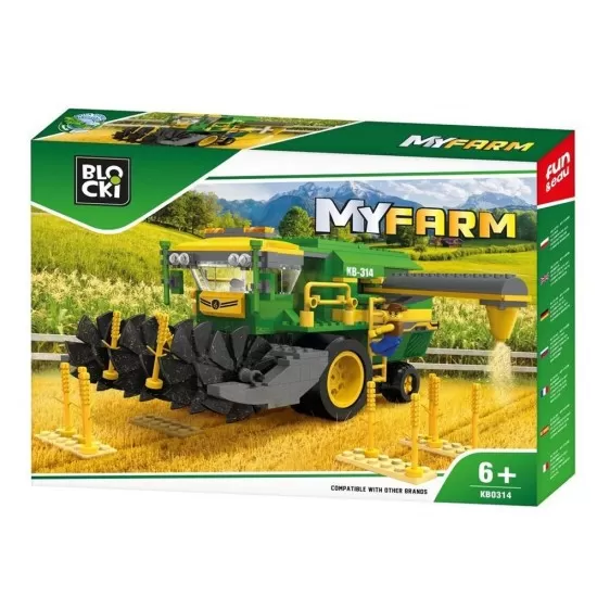 Set cuburi constructie Blocki My Farm - Combina agricola Set cuburi constructie Blocki My Farm - Combina agricola