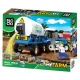 Set cuburi constructie Blocki My Farm, Tractor cu cisterna, 170 piese