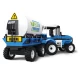 Set cuburi constructie Blocki My Farm, Tractor cu cisterna, 170 piese