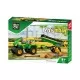 Set cuburi constructie Blocki My Farm - Tractor cu remorca Set cuburi constructie Blocki My Farm - Tractor cu remorca