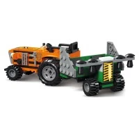 Set de constructie Blocki My Farm, Tractor cu semanatoare, 143 piese