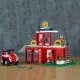 Set cuburi constructie Blocki My Fire Brigade - Statie de pompieri, 164 piese