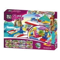 Set cuburi constructie Blocki My Girls - Aventura pe mare