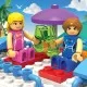Set cuburi constructie Blocki My Girls - Aventura pe mare