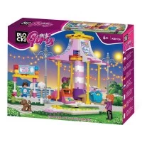 Set de constructie Blocki My Girls, Carusel, 160 piese