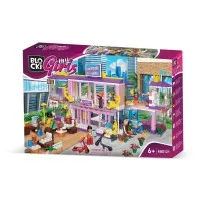 Set cuburi constructie Blocki My Girls 713 piese - Centru comercial