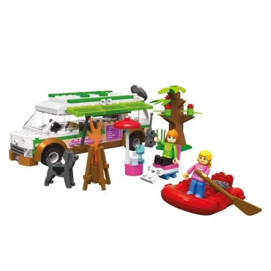 Set cuburi constructie Blocki My Girls - Rulota camping Set cuburi constructie Blocki My Girls - Rulota camping
