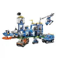 Set cuburi constructie Blocki My Police - Sectie de politie, 917 piese