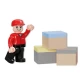 Set constructie Blocki Raben, Camion cu remorca, 377 piese Set constructie Blocki Raben, Camion cu remorca, 377 piese