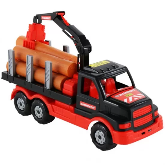Camion cu lemne Mammoet 47x16x26 cm - Polesie Camion cu lemne Mammoet 47x16x26 cm - Polesie