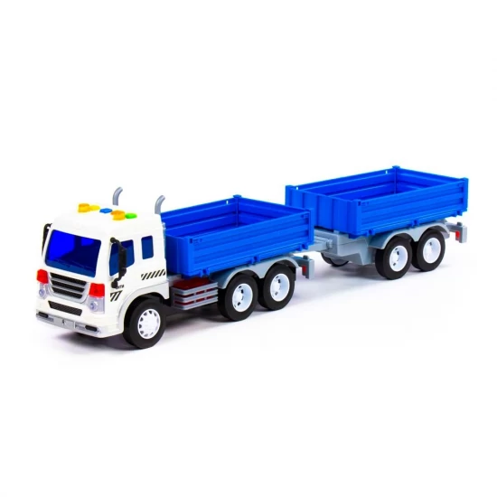 Camion cu remorca, lumini si sunete 46 cm Polesie Camion cu remorca, lumini si sunete 46 cm Polesie