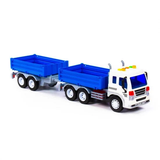 Camion cu remorca, lumini si sunete 46 cm Polesie Camion cu remorca, lumini si sunete 46 cm Polesie