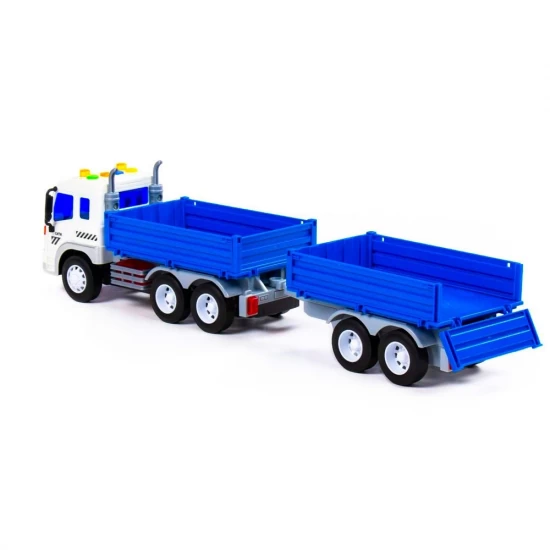 Camion cu remorca, lumini si sunete 46 cm Polesie Camion cu remorca, lumini si sunete 46 cm Polesie