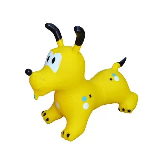 Catel din cauciuc gonflabil galben Catel din cauciuc gonflabil galben