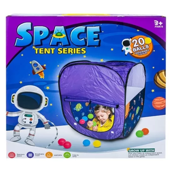 Cort de joaca cu 20 de mingi Space Cort de joaca cu 20 de mingi Space