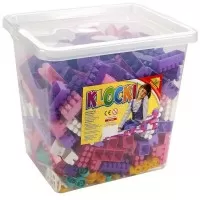Set cuburi constructie 500 piese pentru fetite Tupiko