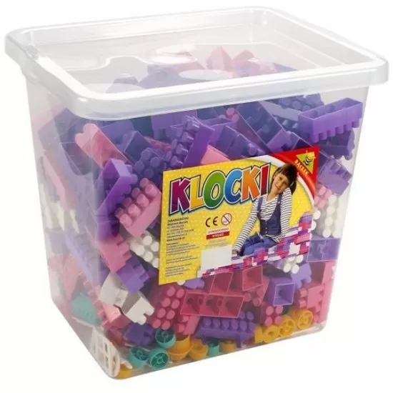 Set cuburi constructie 500 piese pentru fetite Tupiko