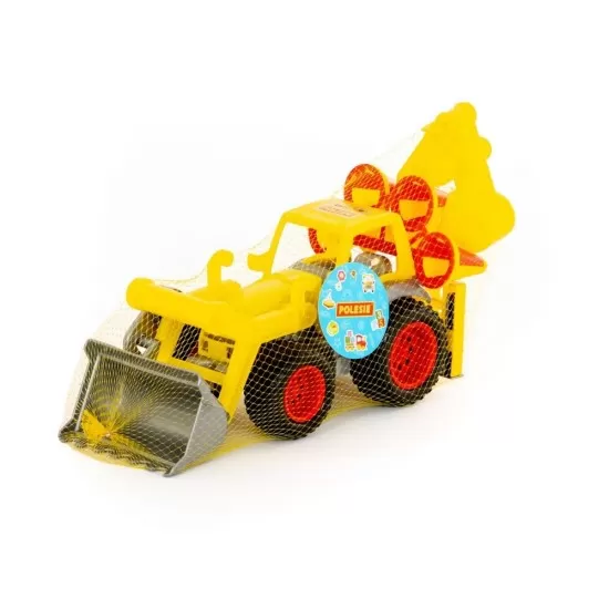Excavator cu incarcator ConsTruck, 38x16x22 cm, Polesie Excavator cu incarcator ConsTruck, 38x16x22 cm, Polesie