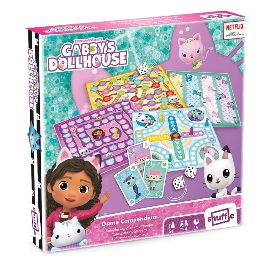Joc Compendium tema Gabby's Dollhouse Joc Compendium tema Gabby's Dollhouse