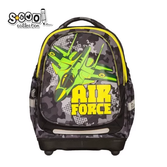 Ghiozdan anatomic pentru scoala Air Force S-COOL Ghiozdan anatomic pentru scoala Air Force S-COOL