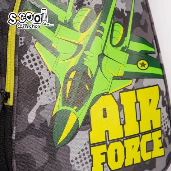 Ghiozdan anatomic pentru scoala Air Force S-COOL Ghiozdan anatomic pentru scoala Air Force S-COOL
