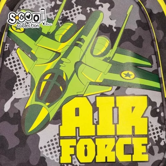 Ghiozdan anatomic pentru scoala Air Force S-COOL Ghiozdan anatomic pentru scoala Air Force S-COOL