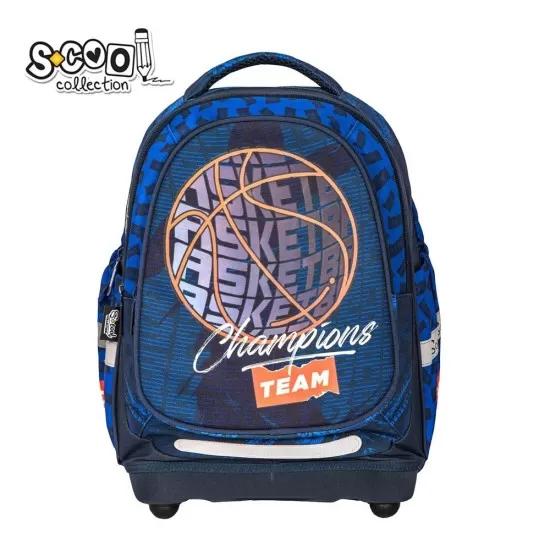 Ghiozdan anatomic pentru scoala Basketball S-COOL Ghiozdan anatomic pentru scoala Basketball S-COOL