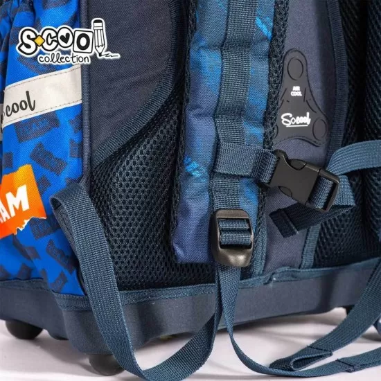 Ghiozdan anatomic pentru scoala Basketball S-COOL Ghiozdan anatomic pentru scoala Basketball S-COOL