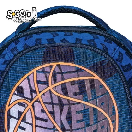 Ghiozdan anatomic pentru scoala Basketball S-COOL Ghiozdan anatomic pentru scoala Basketball S-COOL