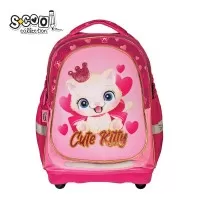 Ghiozdan anatomic pentru scoala Cute Kitty S-COOL
