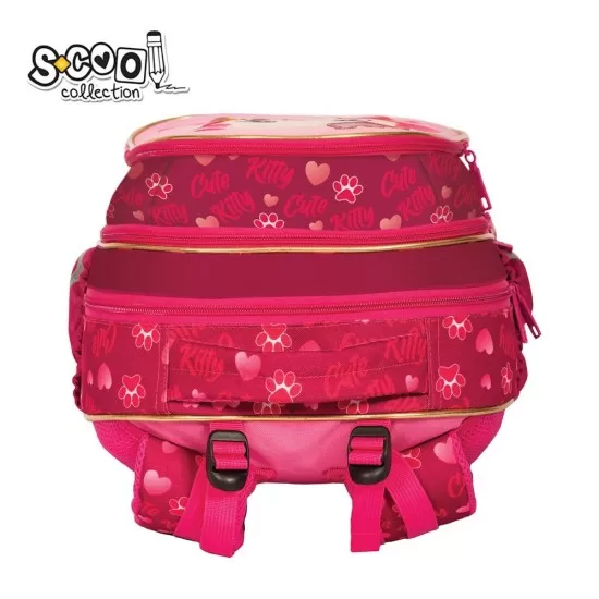 Ghiozdan anatomic pentru scoala Cute Kitty S-COOL Ghiozdan anatomic pentru scoala Cute Kitty S-COOL