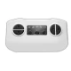 Jeep cu acumulator si 2 motoare 12V albastru Jeep cu acumulator si 2 motoare 12V albastru