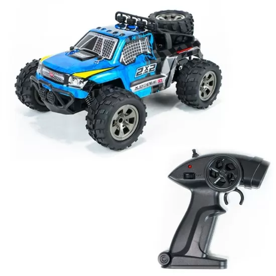 Jeep cu RC Predator scara 1:18 albastru Jeep cu RC Predator scara 1:18 albastru