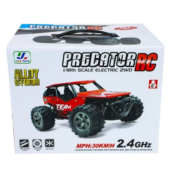 Jeep cu RC Predator scara 1:18 albastru Jeep cu RC Predator scara 1:18 albastru