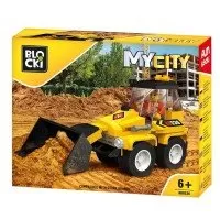 Set cuburi constructie Blocki My City - Mini Buldozer