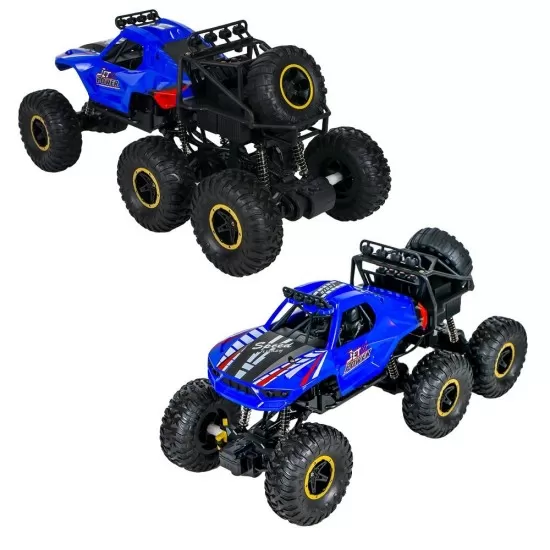 Jeep cu RC si 6 roti Drive Climbing, albastru Jeep cu RC si 6 roti Drive Climbing, albastru